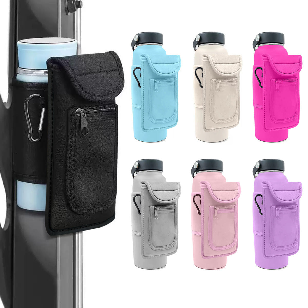 Fitness Magnetic Cup Large Capacity Kettle Storage Outdoor Sports Bottle Cover
