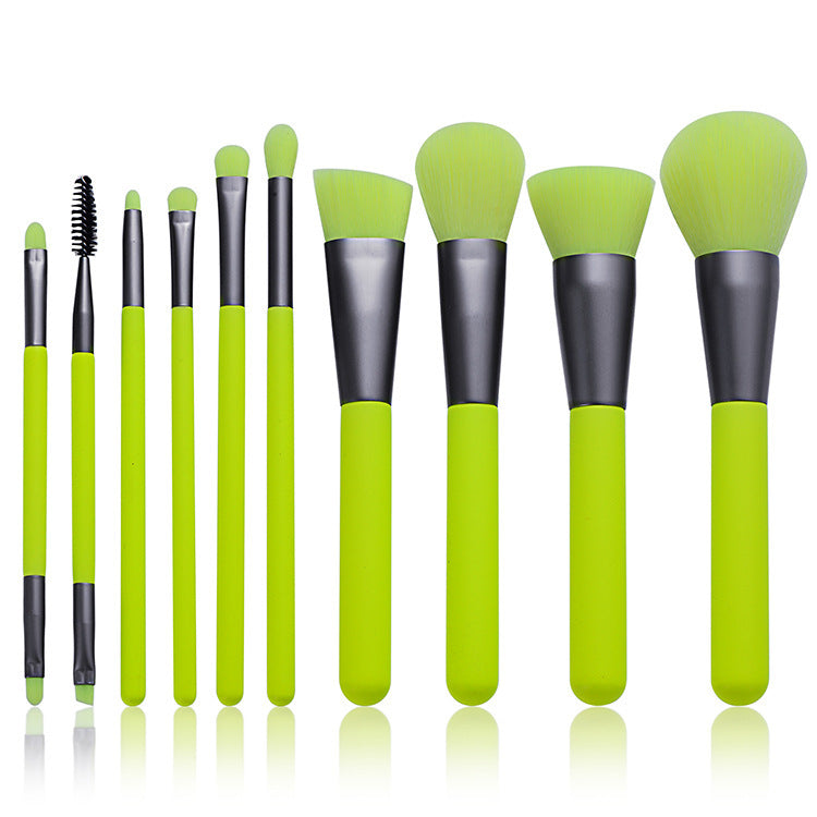 professional neon makeup brushes