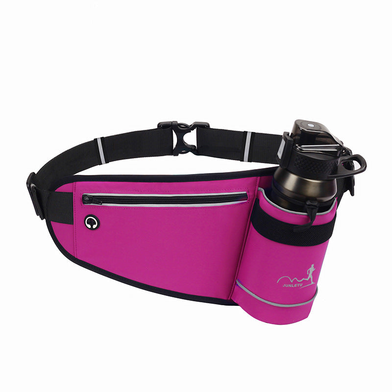 Multifunctional Fitness Water Bottle Waist Bag Close-fitting Waterproof