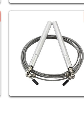 Pair of jump ropes on a white background