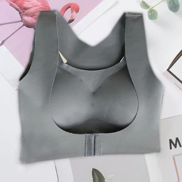 Posture Corrector Bra For Women 2-in-1 Breast Lifter & Back Support Front Closure Sports Shaper