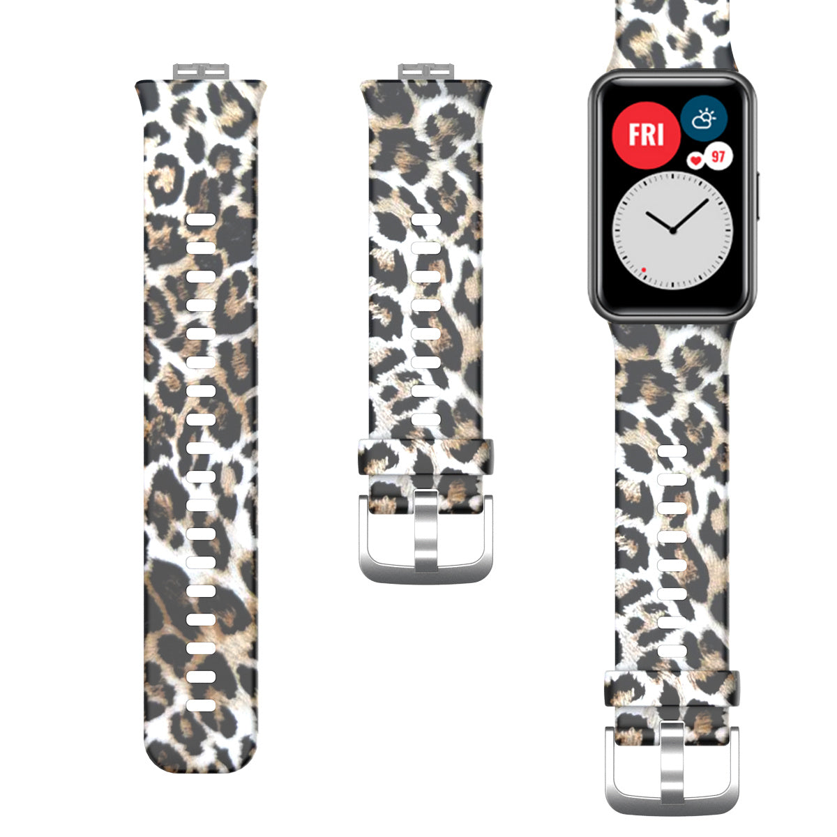 Watch Fit Printed Silicone Strap