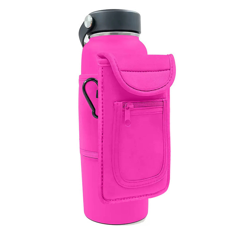 Fitness Magnetic Cup Large Capacity Kettle Storage Outdoor Sports Bottle Cover