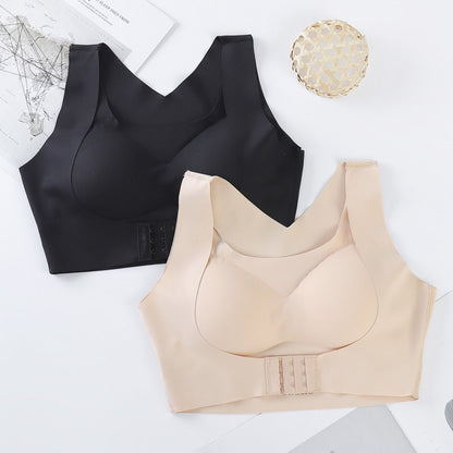 Posture Corrector Bra For Women  2-in-1 Breast Lifter &amp; Back Support Front Closure Sports Shaper