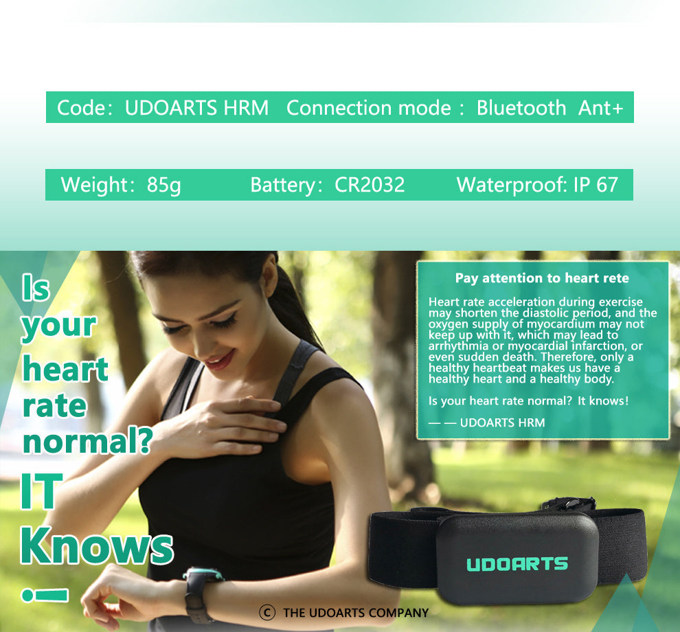 Smart heart rate chest strap