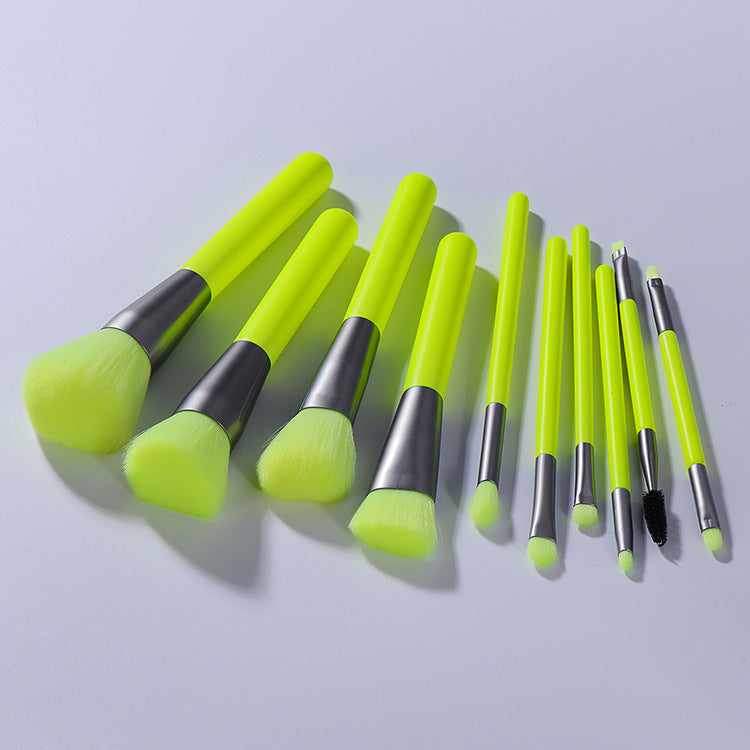 professional neon makeup brushes