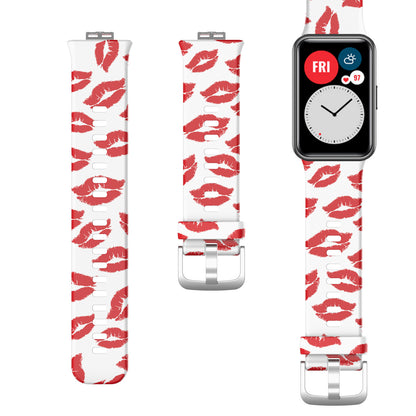 Watch Fit Printed Silicone Strap