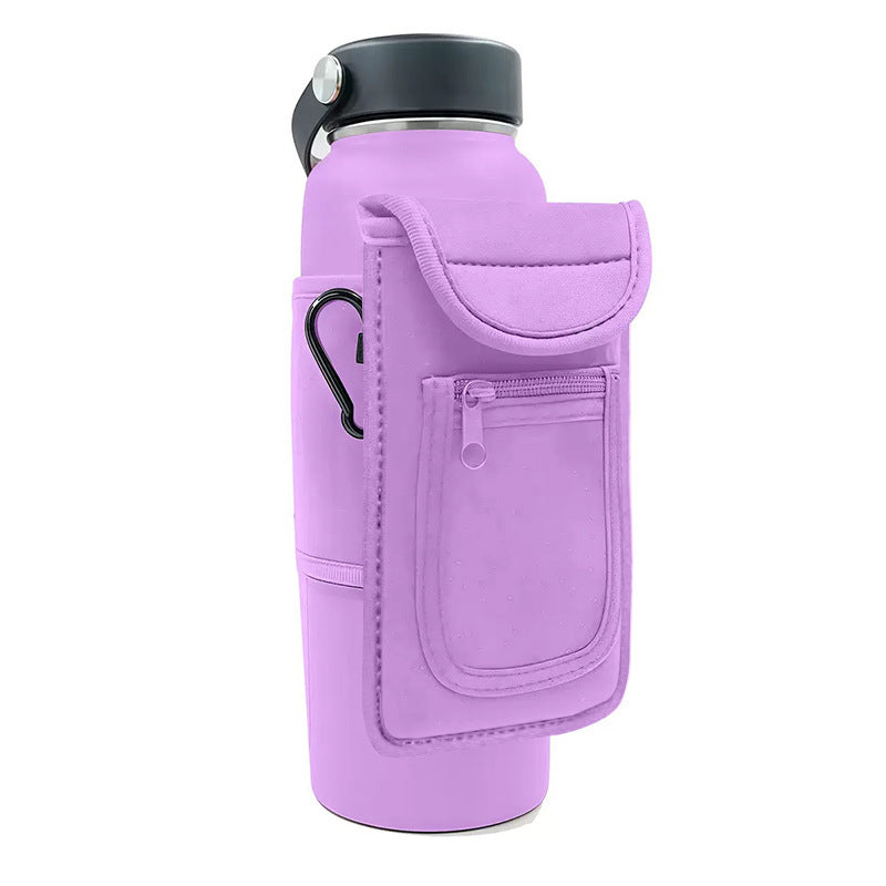 Fitness Magnetic Cup Large Capacity Kettle Storage Outdoor Sports Bottle Cover