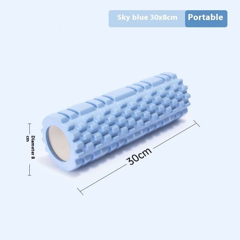 Blue EVA Foam Roller Fitness Body
