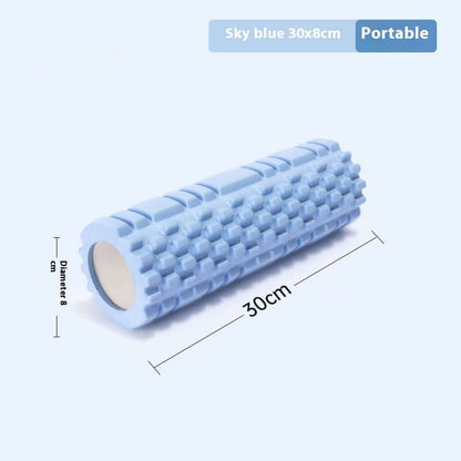 Blue EVA Foam Roller Fitness Body