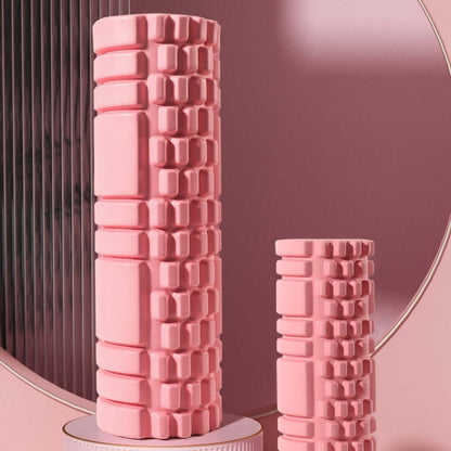 Pink EVA Foam Roller Fitness Body