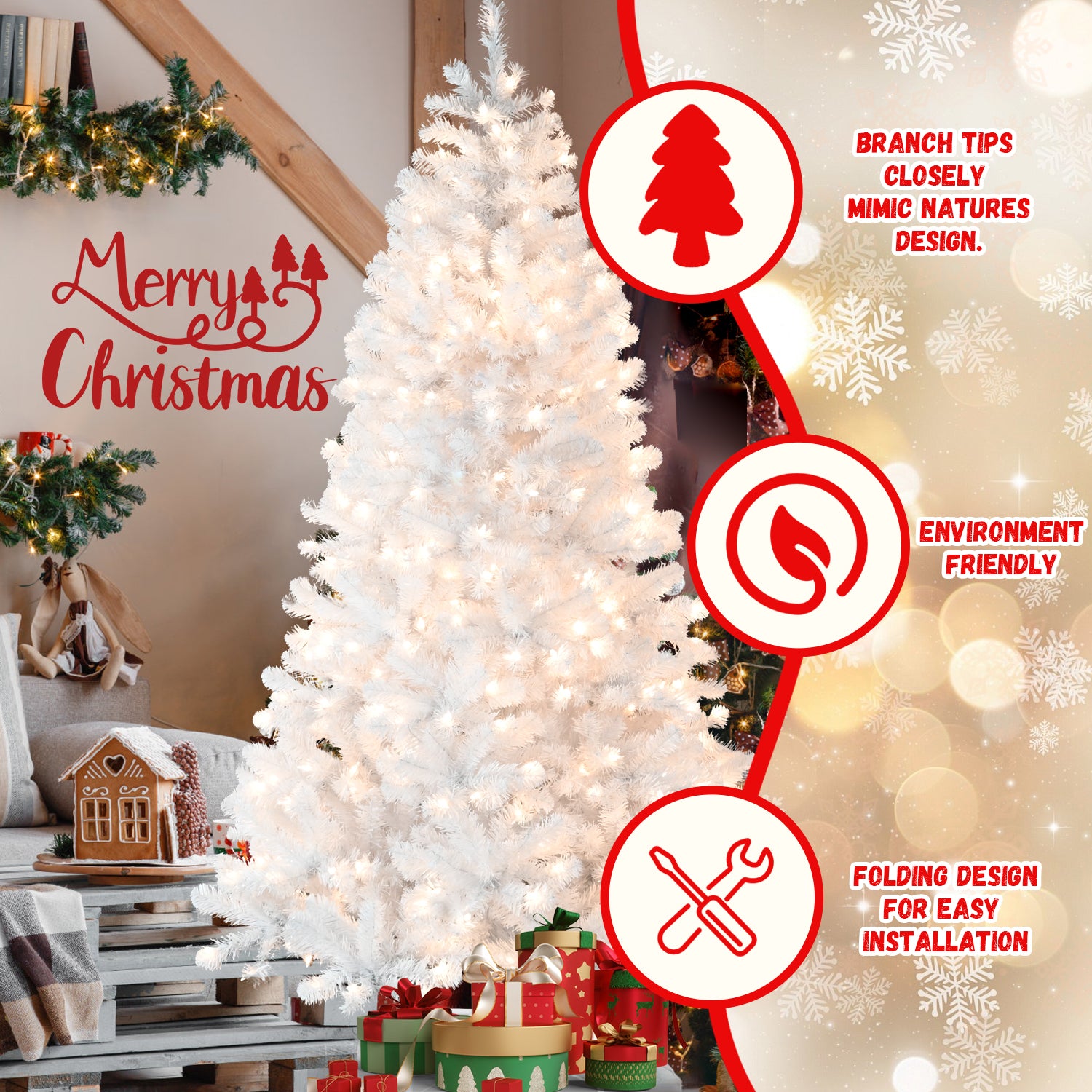 PE, PVC Christmas Tree, Christmas Ornaments