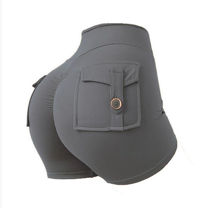 Workwear Peach Butt Lifting Fitness Shorts