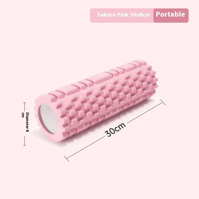 Pink EVA Foam Roller Fitness Body