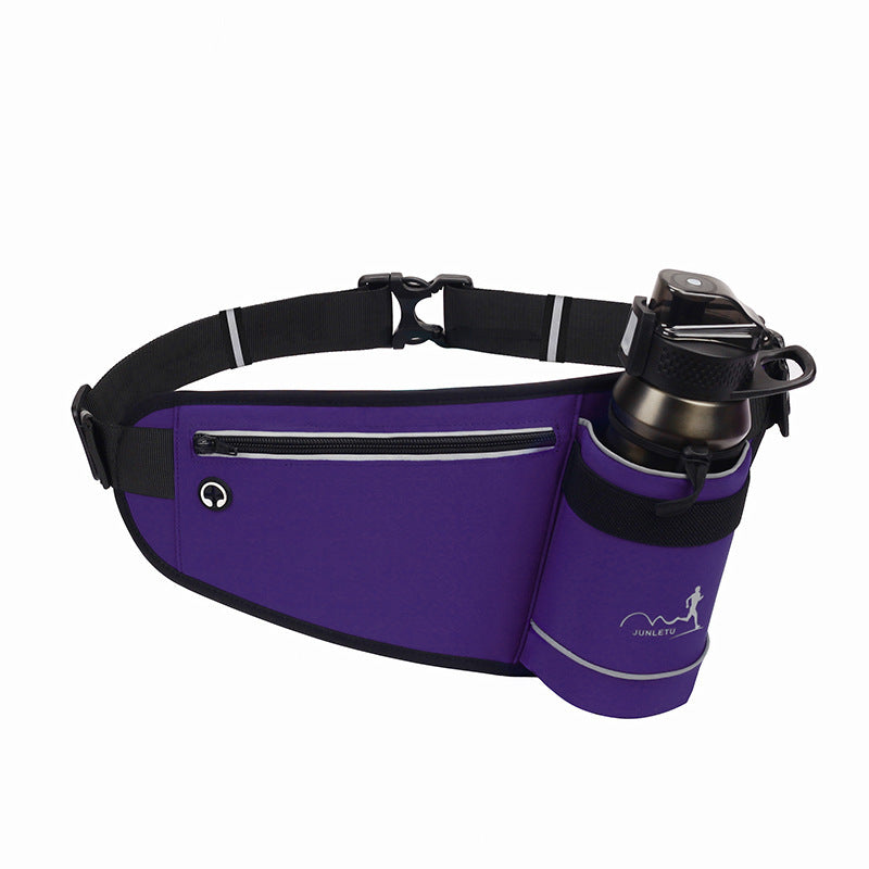 Multifunctional Fitness Water Bottle Waist Bag Close-fitting Waterproof